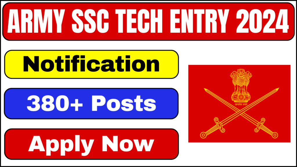 Army SSC Tech Entry Recruitment