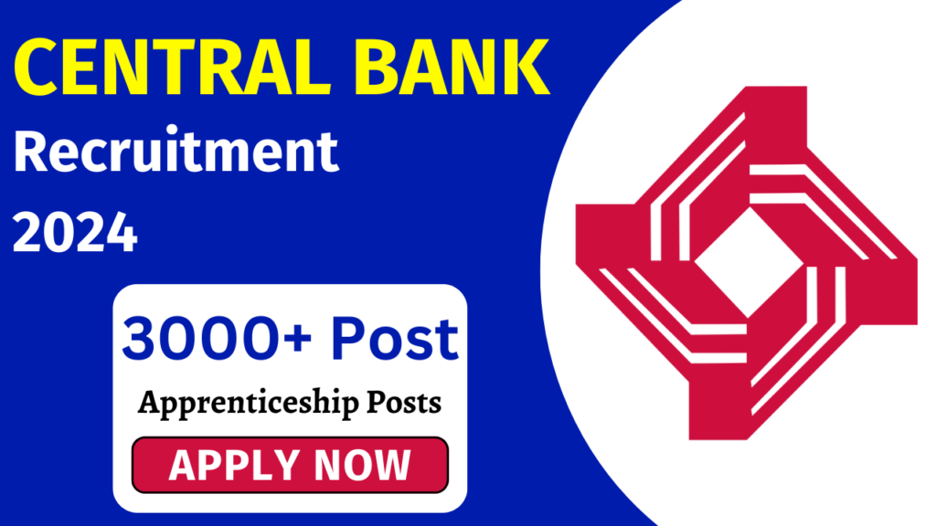 Central Bank of India Apprentice Recruitment