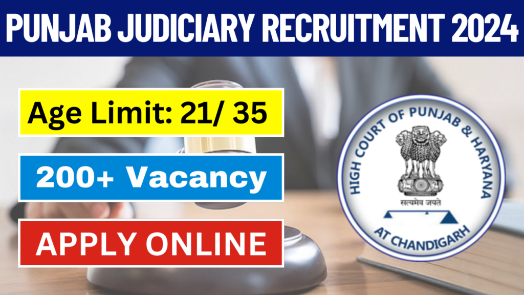 Punjab Judiciary Recruitment 