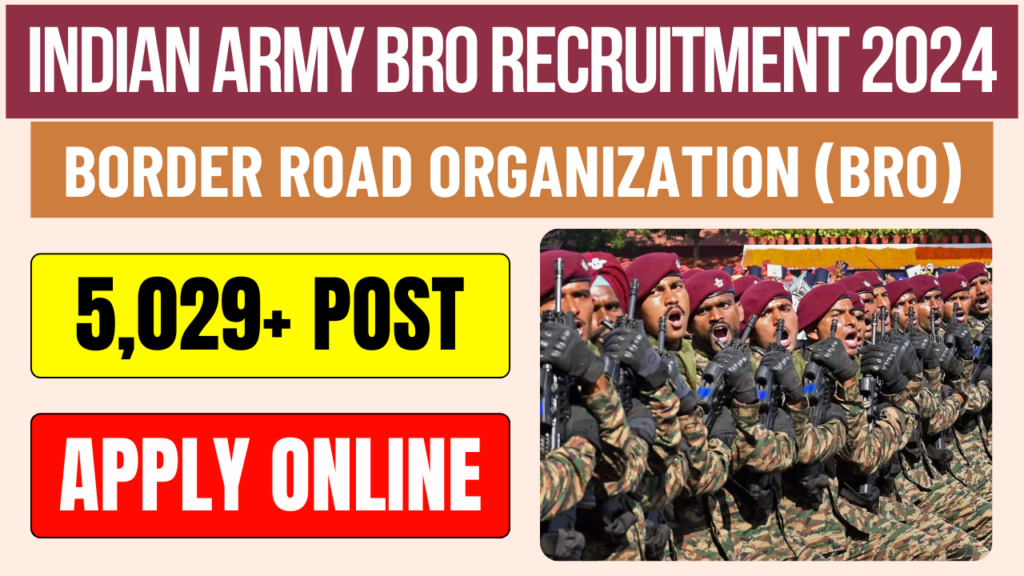 Indian Army BRO Recruitment