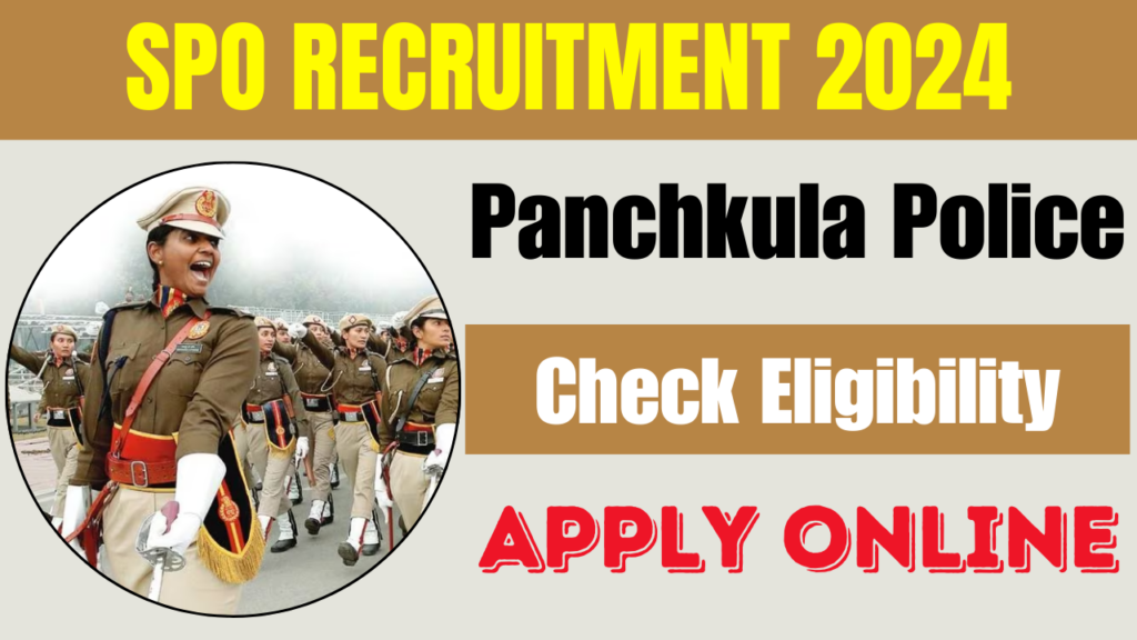 Panchkula Police SPO Recruitment