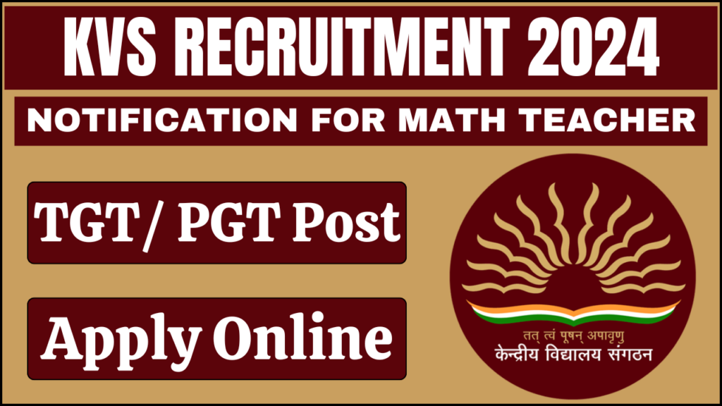 KVS Math Teacher Recruitment