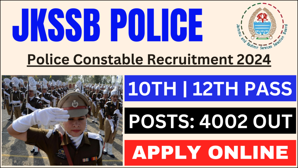 JKSSB Police Constable Recruitment