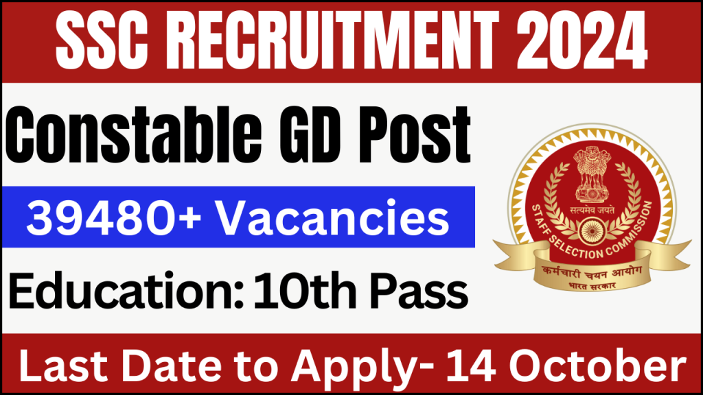 SSC Constable GD Recruitment