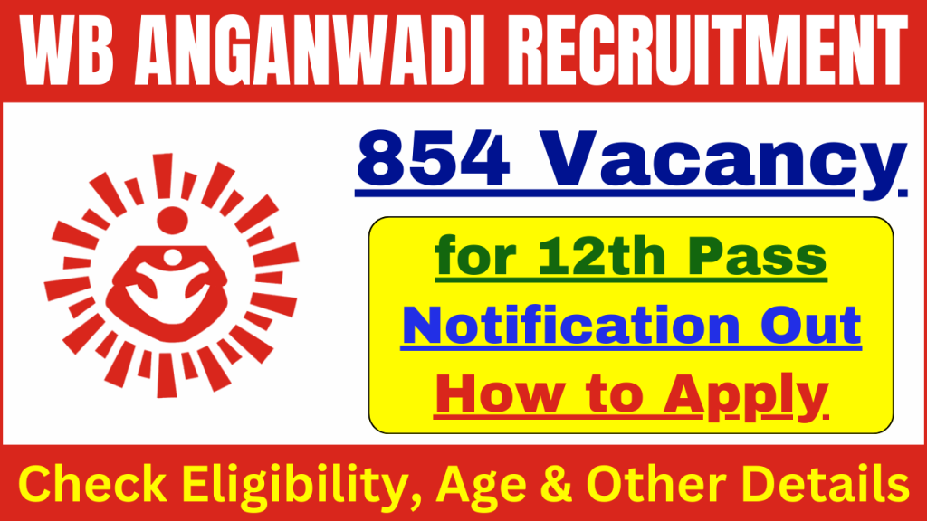 WB Anganwadi Recruitment