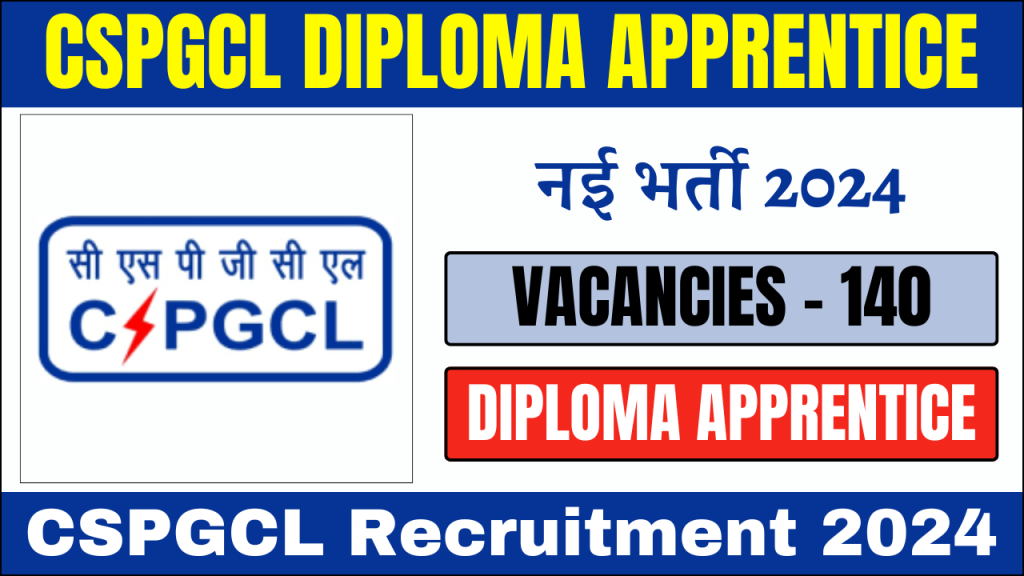 CSPGCL Diploma Apprentice Recruitment