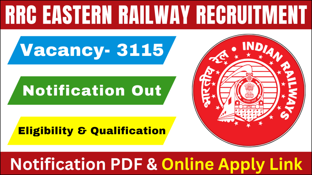 RRC Eastern Railway Act Apprentice Recruitment