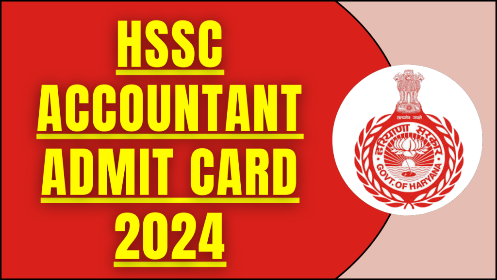 HSSC Accountant Admit Card