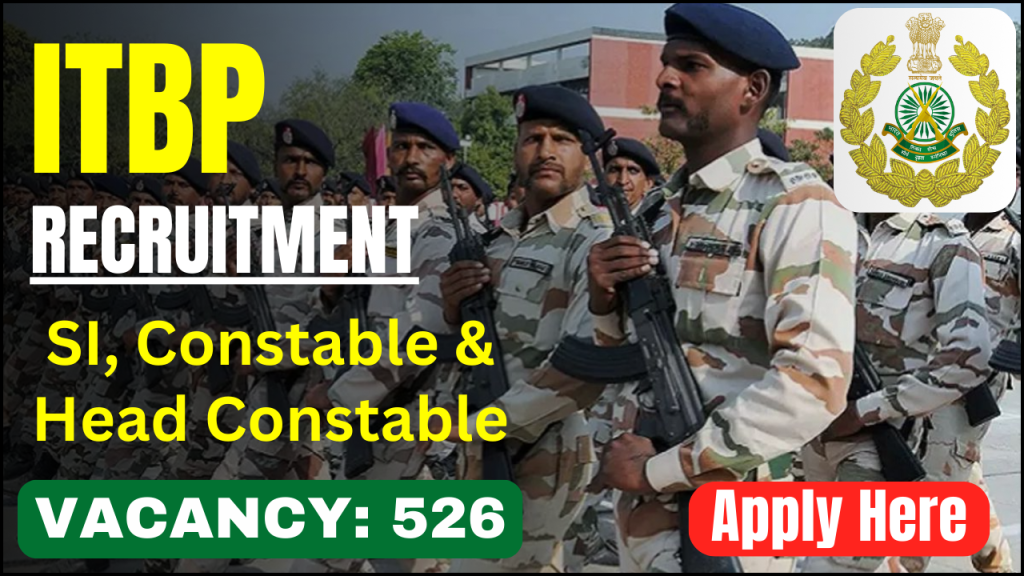 ITBP Recruitment 2024