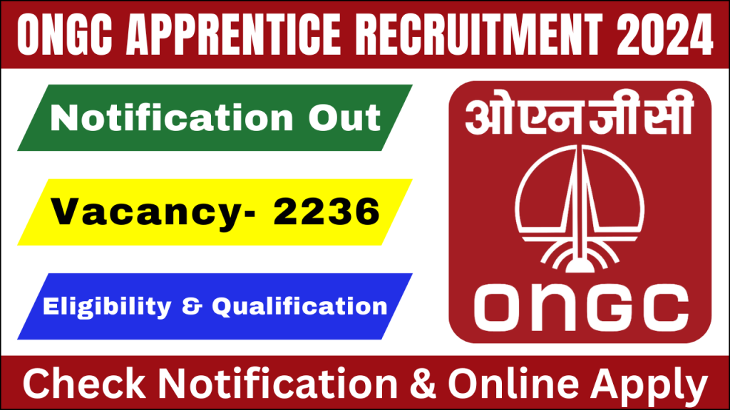 ONGC Apprentice Recruitment 2024