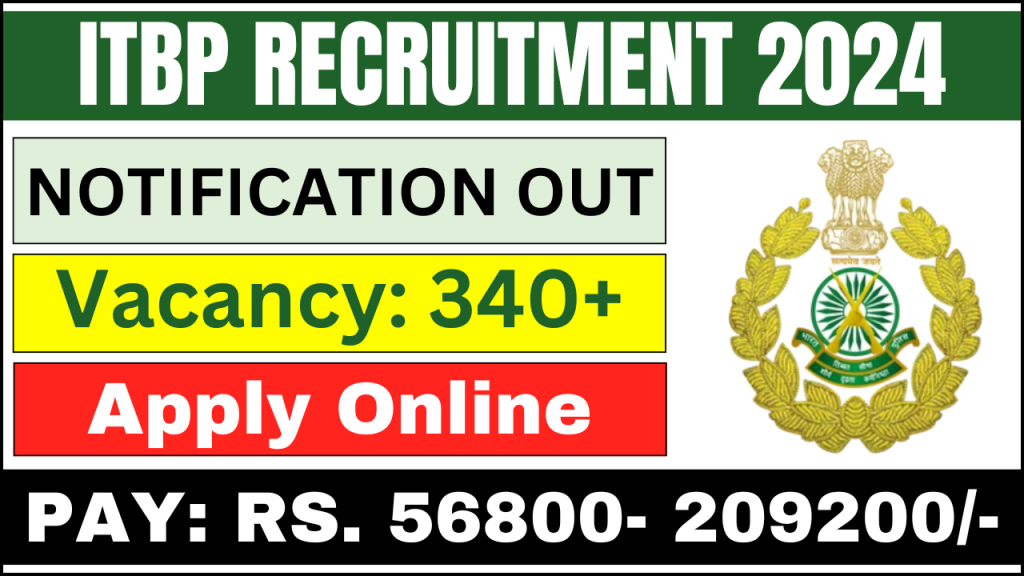 ITBP Recruitment 2024