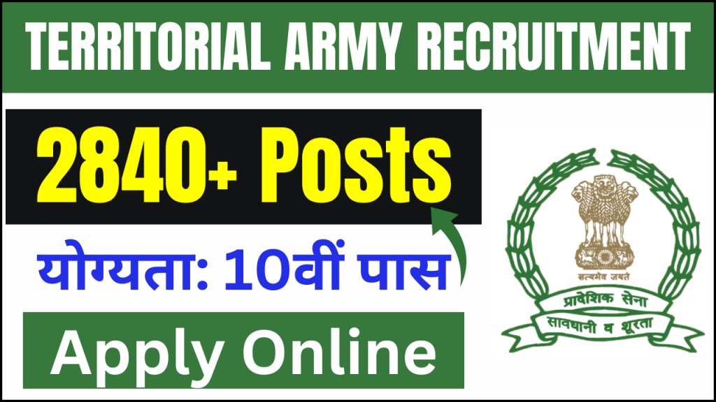 Territorial Army Recruitment 2024